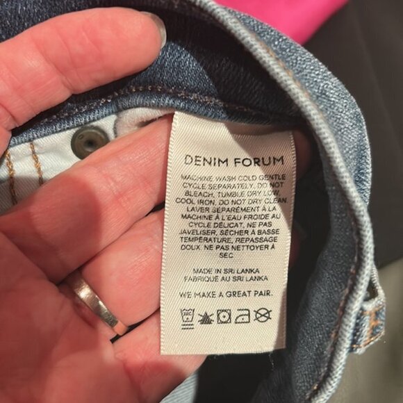 DENIM FORUM ARITZIA Lola high rise skinny 28 - Picture 12 of 14